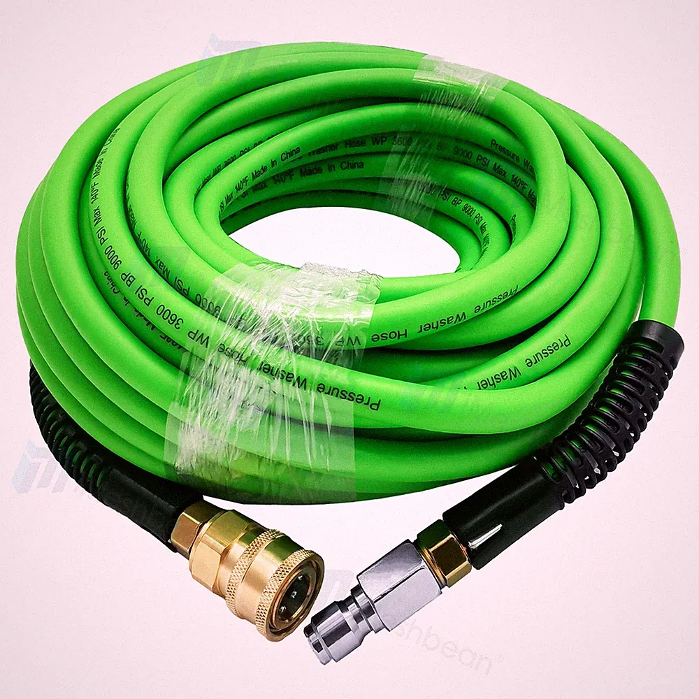 High Pressure Washer Hose 25/50/100' 3600PSI 3/8" QC Power Washer Extension Tube