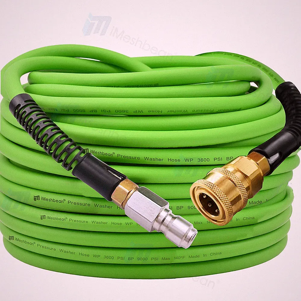 High Pressure Washer Hose 25/50/100' 3600PSI 3/8" QC Power Washer Extension Tube