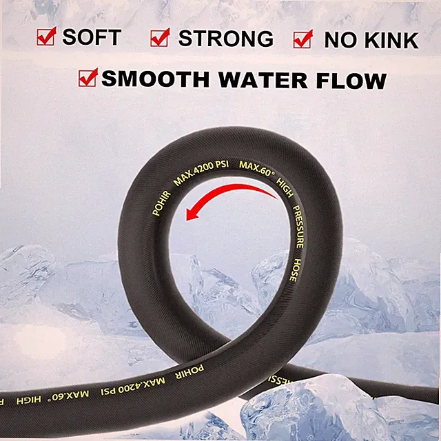 High Pressure Washer Hose - 4200 PSI, Up to 16000 PSI Burst