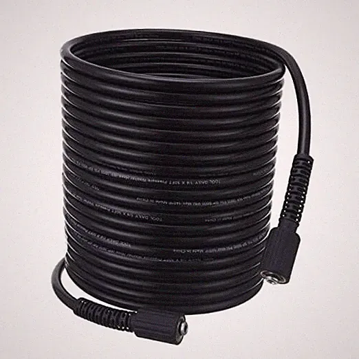 High Pressure Washer Hose 50 FT X 1/4 Inch, 3600 PSI, M22 14mm, 50 Feet