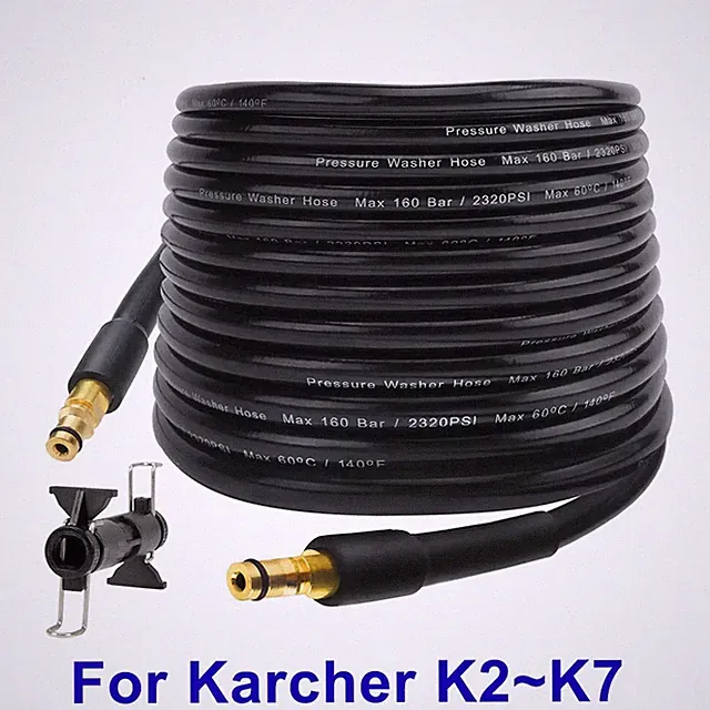 High Pressure Washer Hose Pipe Cord Car Washer Water Cleaning Extension Hose