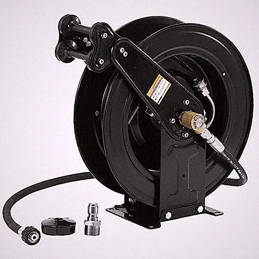 High Pressure Washer Hose Reel for Water/Air/Oil/Water/Oil 50 FT x 3/8"