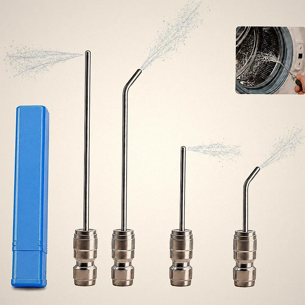High Pressure Washer Needle Nozzle Kit 2-4 GPM Silver