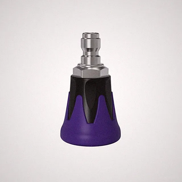 High Pressure Washer Nozzle 1/4 Inch Bore 40 Degree Angle 304 Stainless Steel