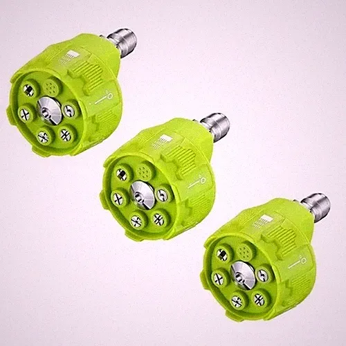 High Pressure Washer Nozzle Tips 6-in-1 Adjustable for Power Washer 1/4 Inch