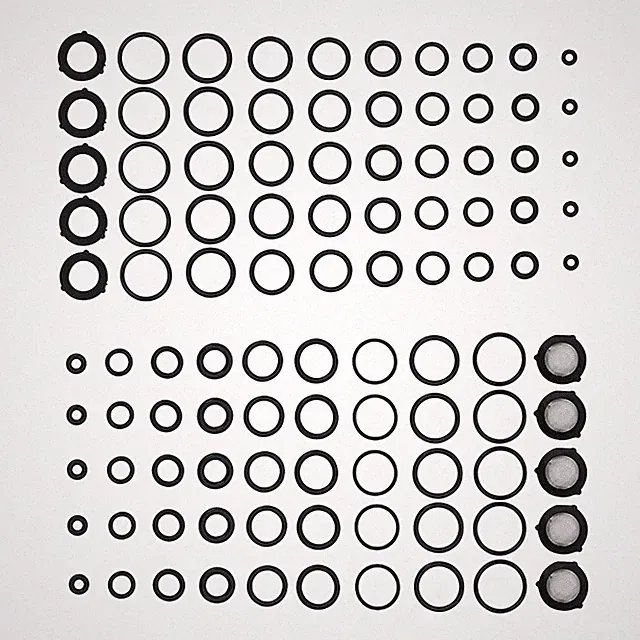 High Pressure Washer O Ring Kit 100 Pieces Rubber Rings
