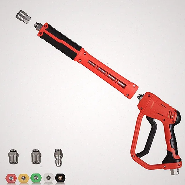 High Pressure Washer Pistol with 5 Nozzles for Enhanced Cleaning Efficiency