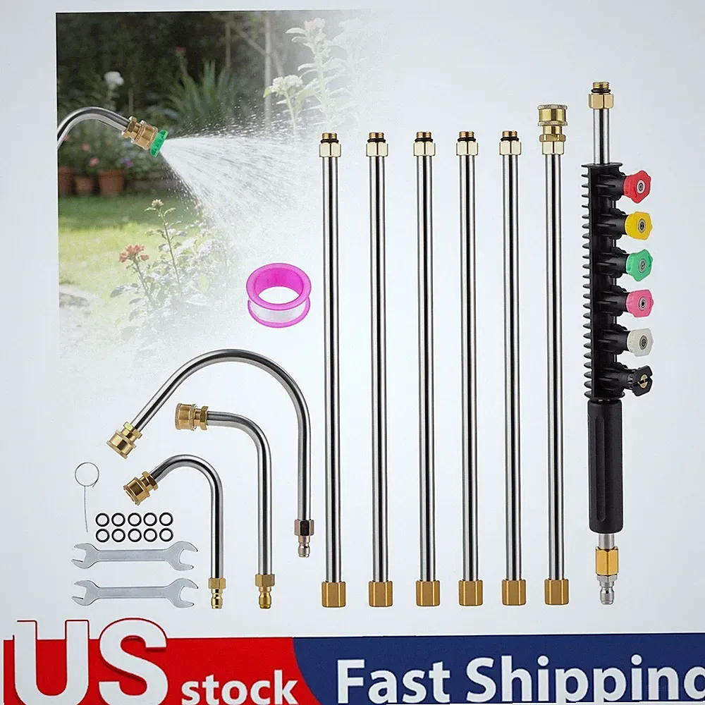 High Pressure Washer Roof Cleaner 4000 psi Gutter Cleaning Tool with Wrench