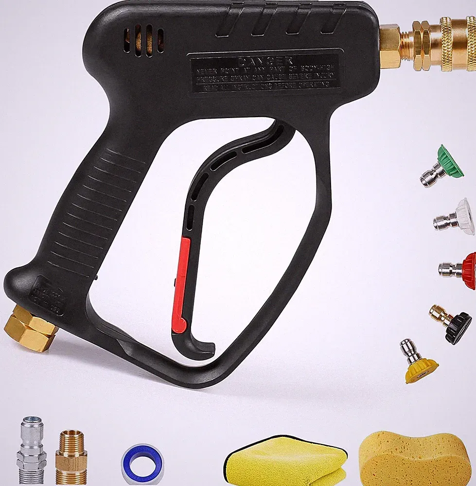 High Pressure Washer Short Gun 5000 PSI 10.5 GPM Industrial Pressure Power