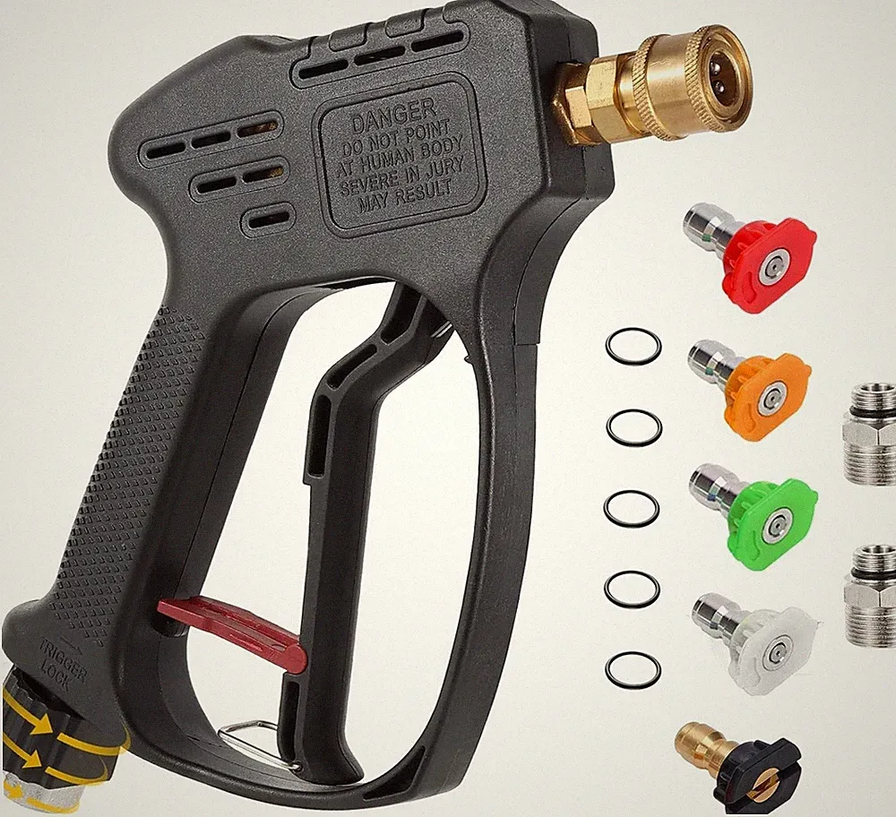 High Pressure Washer Short Gun 5000 PSI 10.5 GPM Industrial Pressure Power