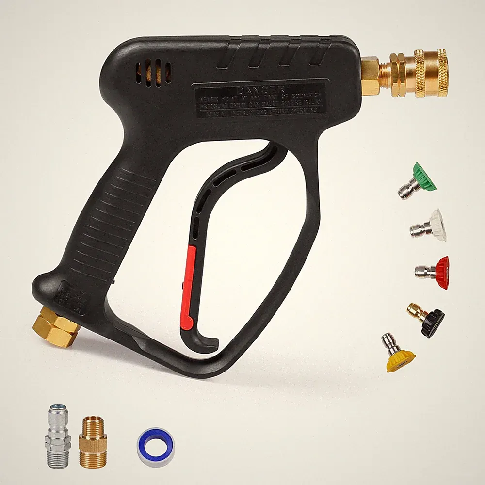 High Pressure Washer Short Gun, 5000 PSI 10.5 GPM Industrial Pressure Power W...