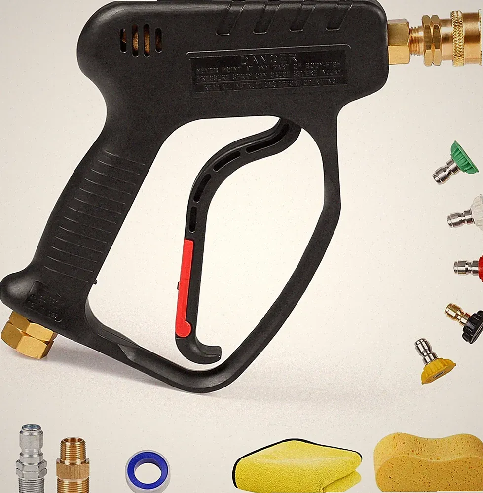 High Pressure Washer Short Gun, 5000 PSI 10.5 GPM Industrial Pressure Power Wate