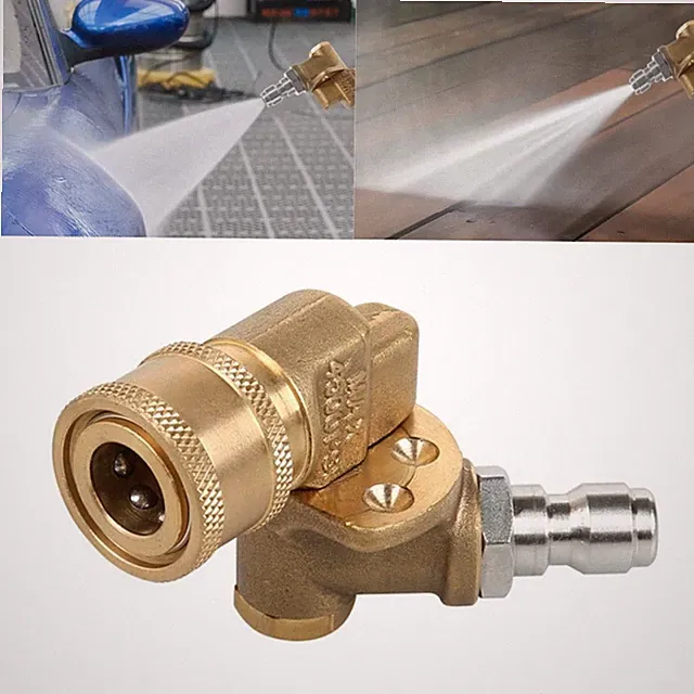 High Pressure Washer Spray Nozzle Tips and Quick Connect Pivot Adapter Coupler