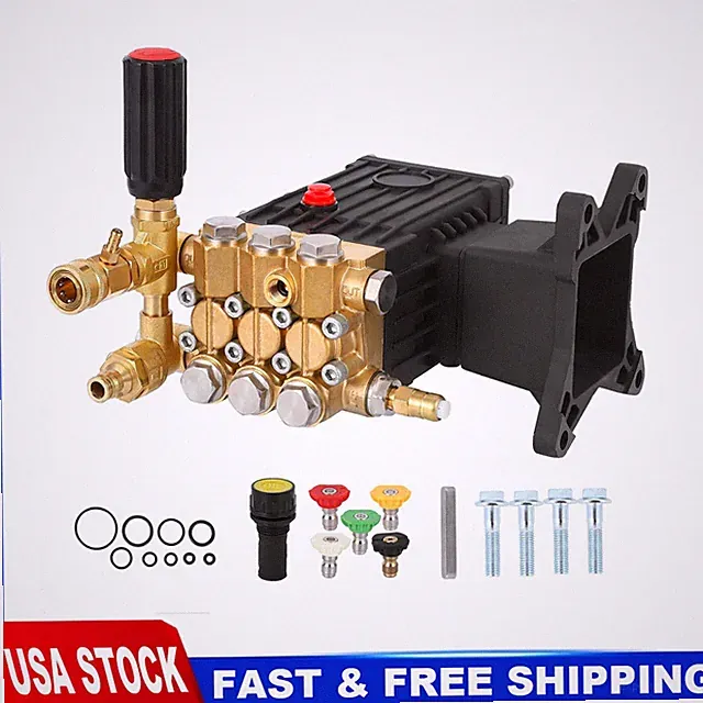 💎High Pressure Washing Pump 4000PSI 4.4GPM 1" Compatible with Honda GX340/390/2