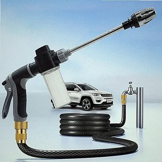 High-Pressure Water Gun for Car Washing, RV Cleaning, Garden Shower Foam US