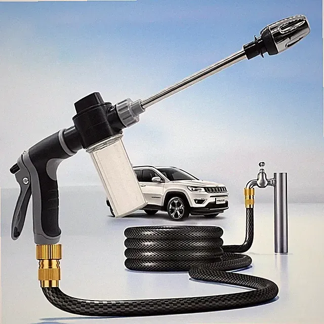 High Pressure Water Gun Hose Nozzle Car Wash Spray Garden Cleaning Tool