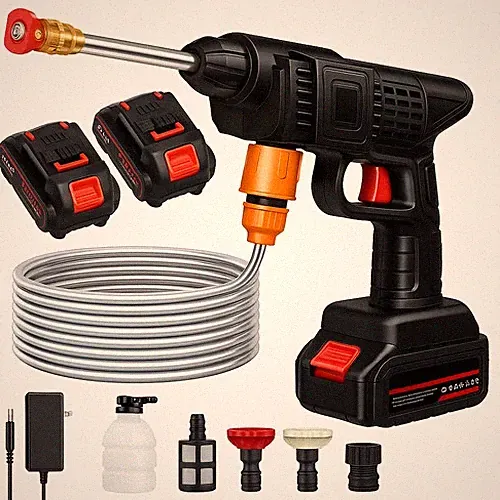 High Pressure Water Spray Gun Car Washer Cleaner Tool Electric Portable Cordless