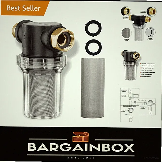 High-Quality Water Hose Filter Attachment for Pressure Washers - 2 Mesh Options