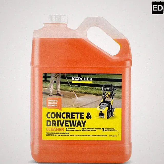 Highly Concentrated Pressure Washer Cleaner for Concrete & Stone Surfaces