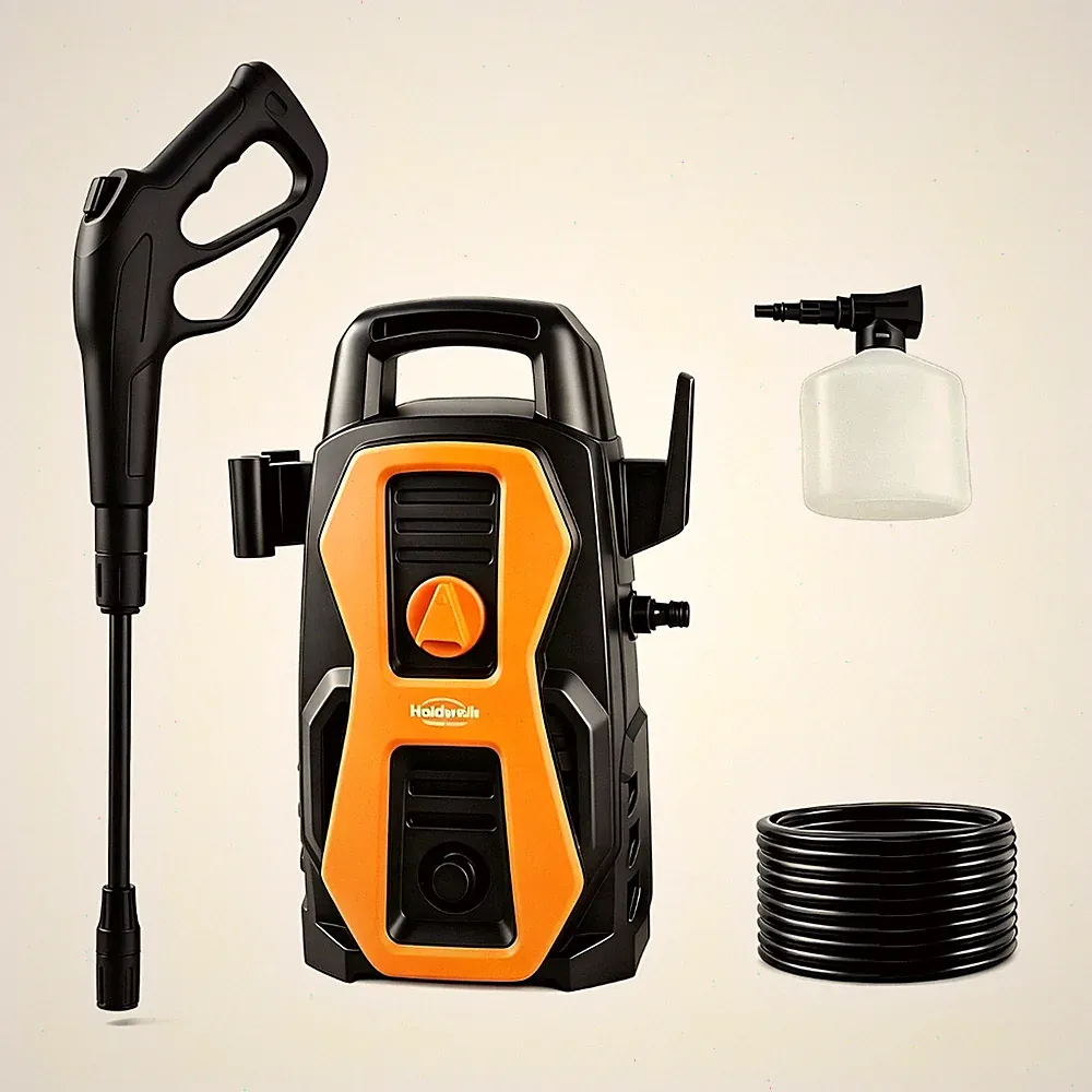 HoldwellS Electric Pressure Washer, 1700 Max PSI 1.76 Max GPM