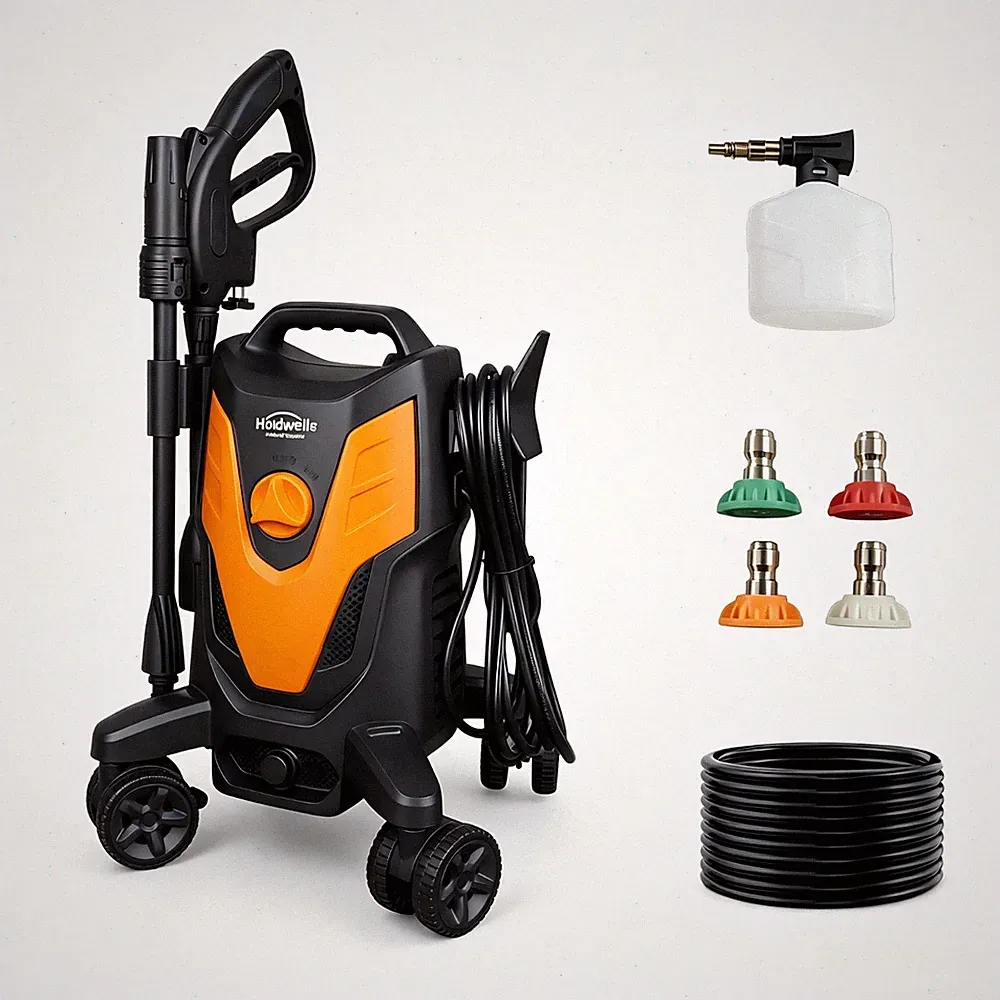 HoldwellS Electric Pressure Washer, 2500 Max PSI 1.76 Max GPM