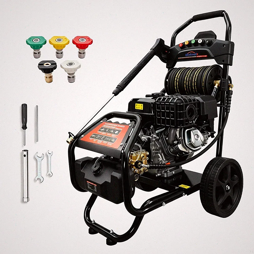 HoldwellS Gas Pressure Washer 4400 PSI 4.0 GPM Gas Powered Pressure Washer