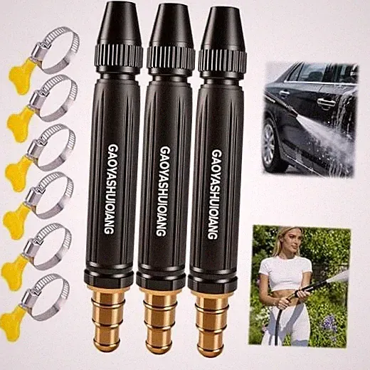 Home High-Pressure Car Wash Water Gun with Booster Nozzle and (Pagoda-shaped)