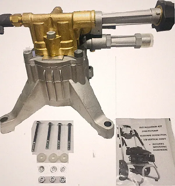 Homelite MORE DURABLE BRASS 3100 psi Pressure Washer Pump REAR PIPE CONNECTION