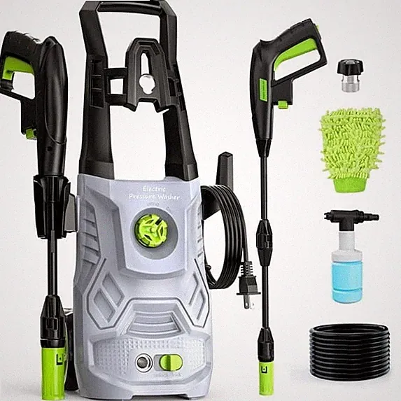 HOMSHADE ELECTRIC PRESSURE WASHER 4200PSI MAX 2.6 GPM POWER WASHER - GRAY