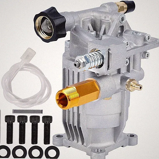 Horizontal Axial Plunger Pressure Washer Pump 3/4 Inch Shaft 3400 PSI 2.5 GPM