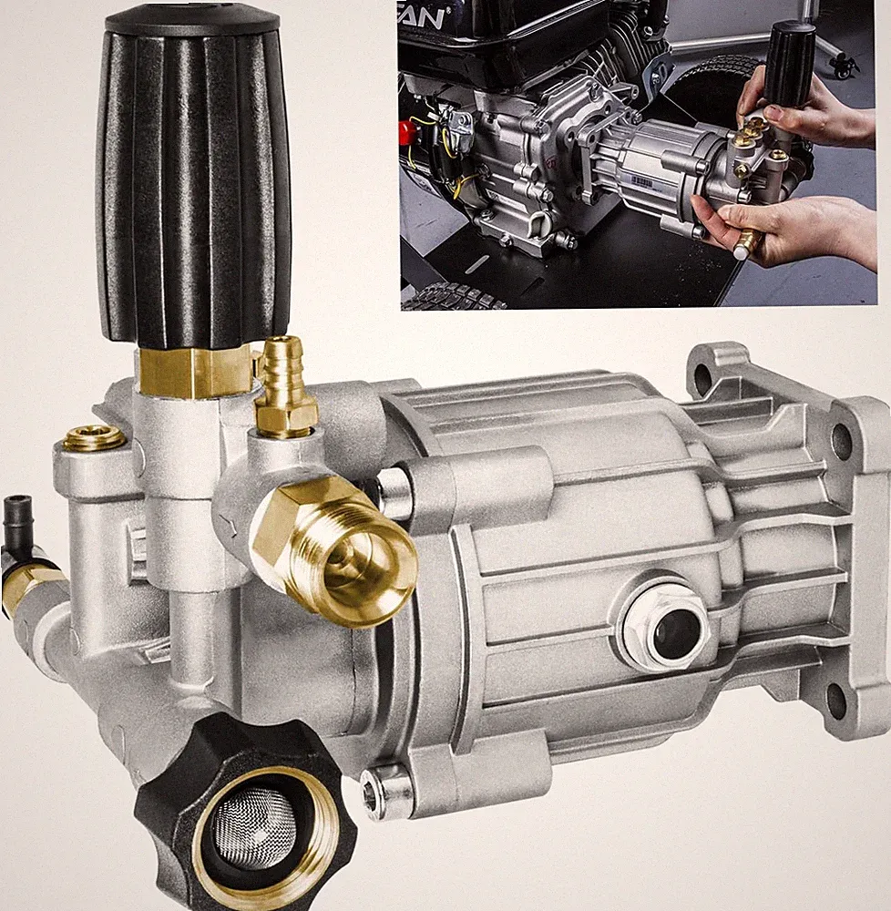 Horizontal Self-Priming Pressure Washer Pump 3/4"Shaft 3400PSI 2.5GPM