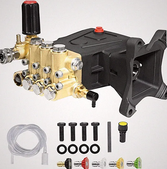 Horizontal Triplex Plunger Pressure Washer Pump 4000 PSI 4 GPM