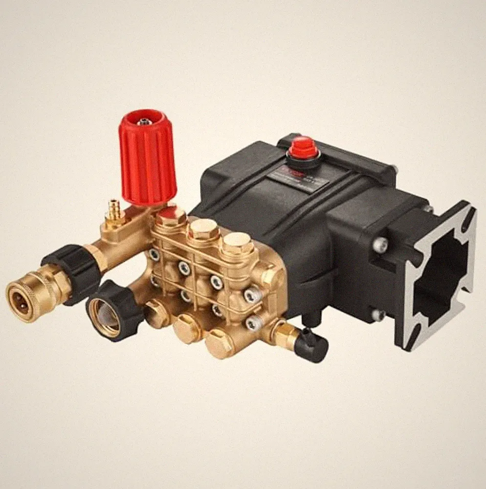 Horizontal Triplex Pressure Washer Pump 3300 PSI 3.0 GPM 3/4 Inch Shaft
