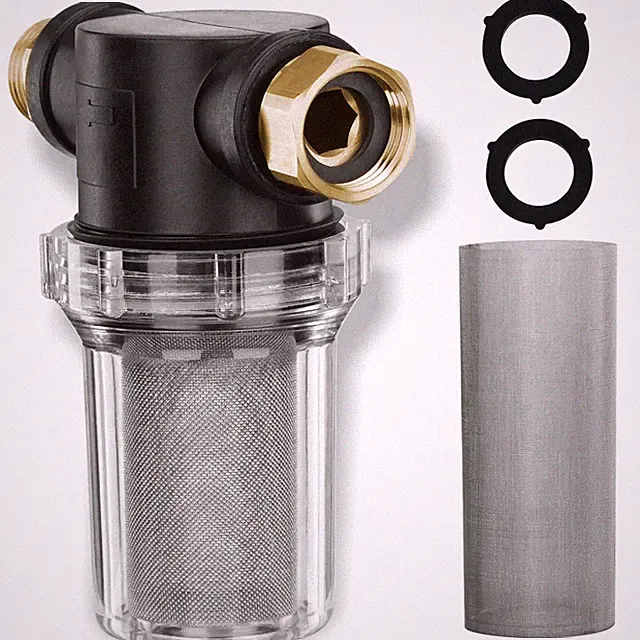 Hose Filter Attachment Line Water Hose Filter with 100 Mesh and 40 Mesh Screen