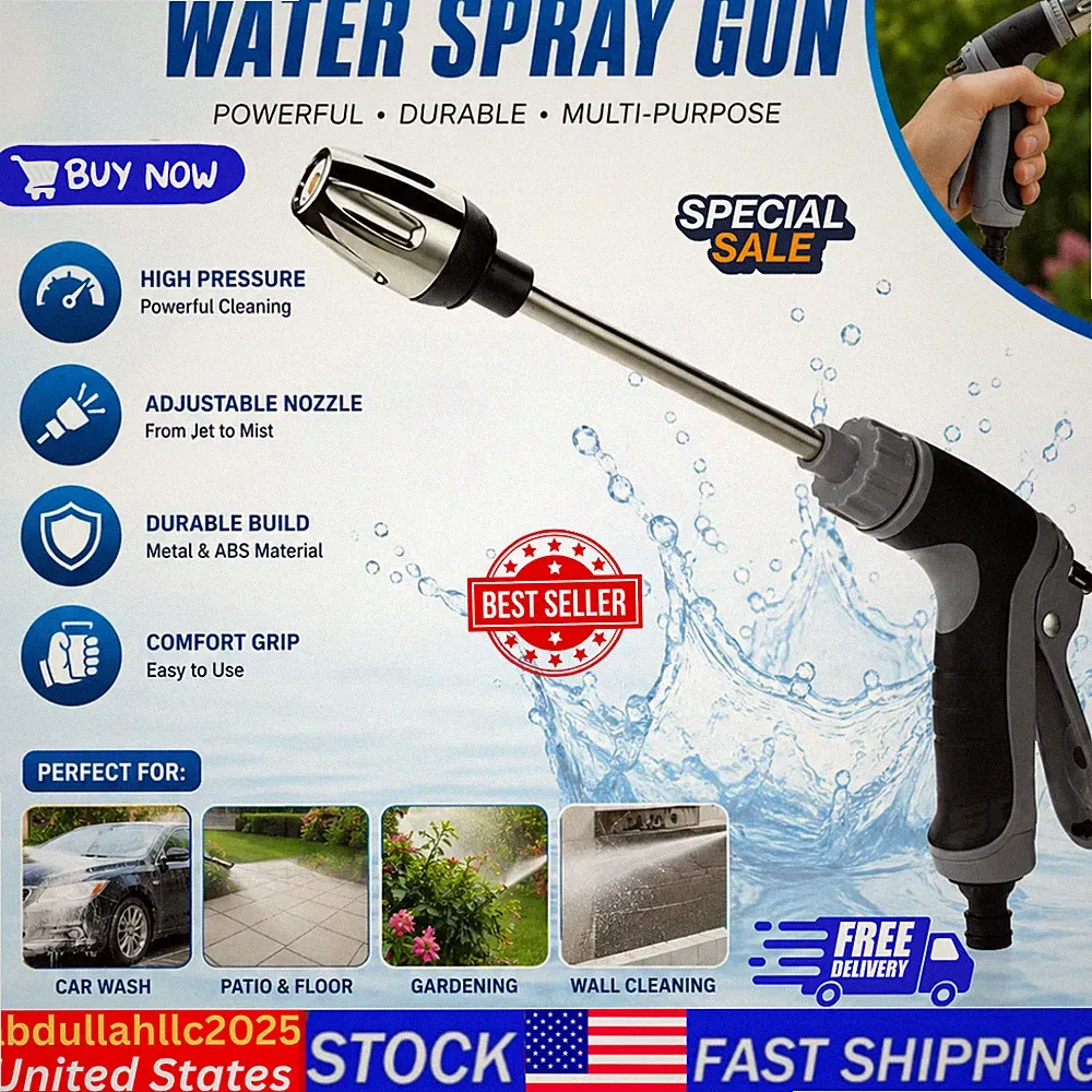 Hose Hawk Pressure Washer Pro 360° Rotating 3 Spray Modes Compact