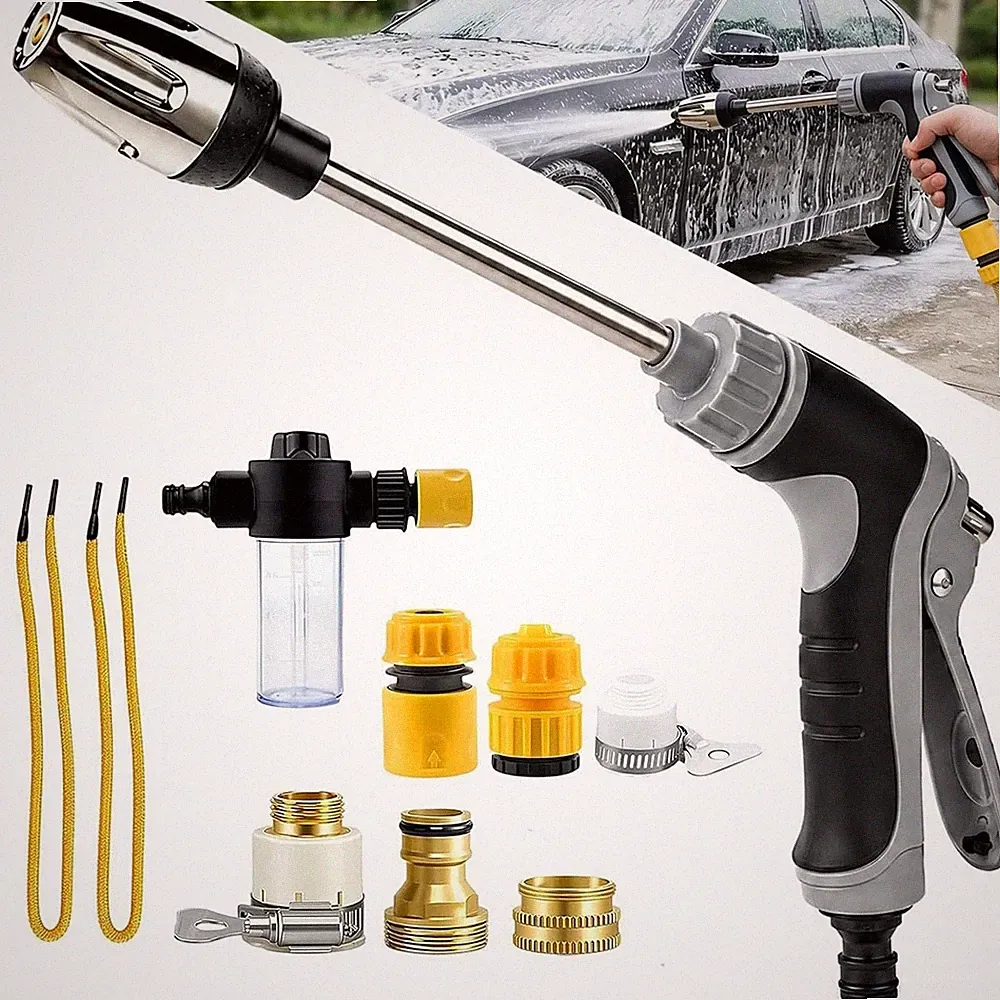 Hose Hawk pro Pressure Washer, Handheld Power Washer with 360° Rotating Black