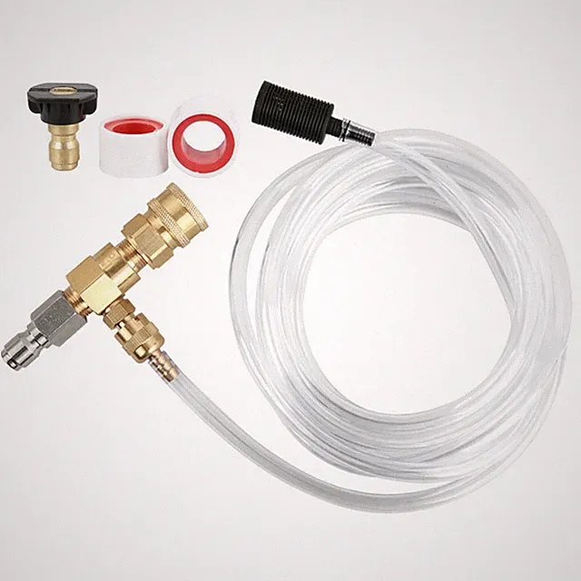 Hose Nozzle Pressure Washer Soap Detergent Injector Chemical 3/8 Quick