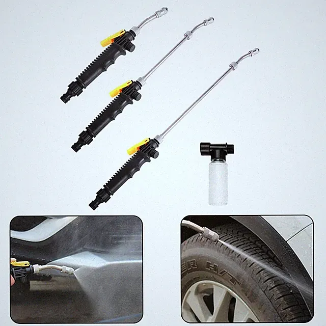 Hose Nozzles Pressure Washer Water Spray High Pressure Hose Cleaner Garden