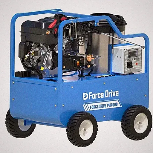 Hot Water High-Pressure Washer 13.5HP Gasoline，Water Pump 4000PSI 4GPM EPA