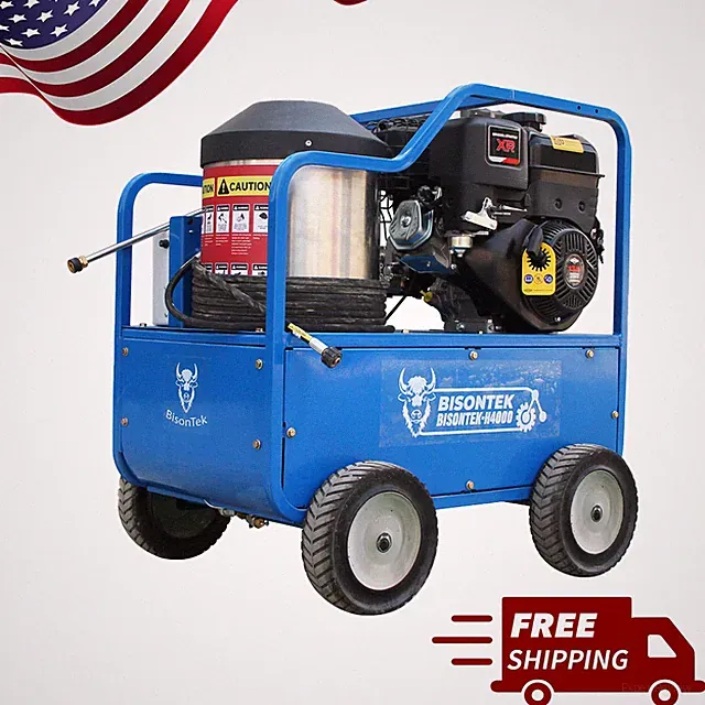 Hot Water High Pressure Washer 15L/min Diesel Heating B&S Engine, Free Shipping