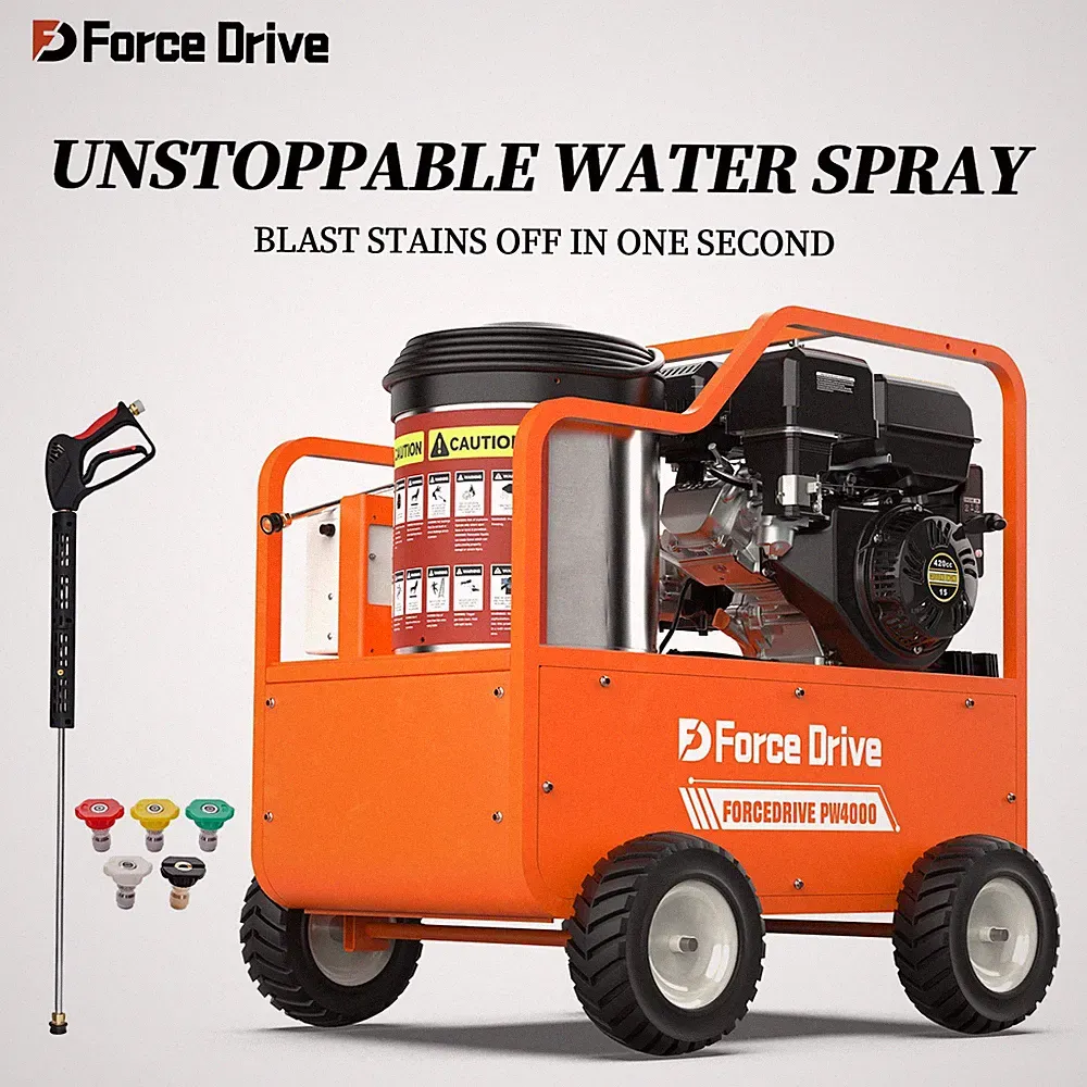 Hot Water High-Pressure Washer 2025 Brand New For Sale 4000PSI Gasoline 4GPM