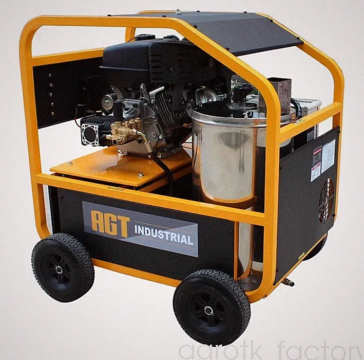 Hot Water High Pressure Washer Machine 4000 PSI 13HP Washer Diesel Burner AGT