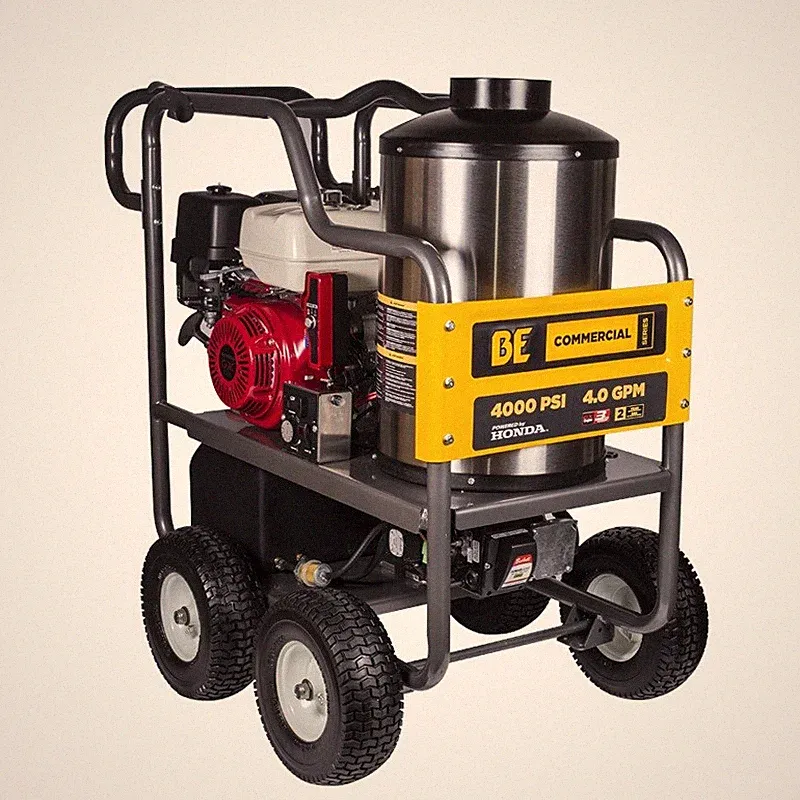 Hot Water Pressure Washer BE 4000 psi 4 gpm Honda 13hp 389cc General Pump