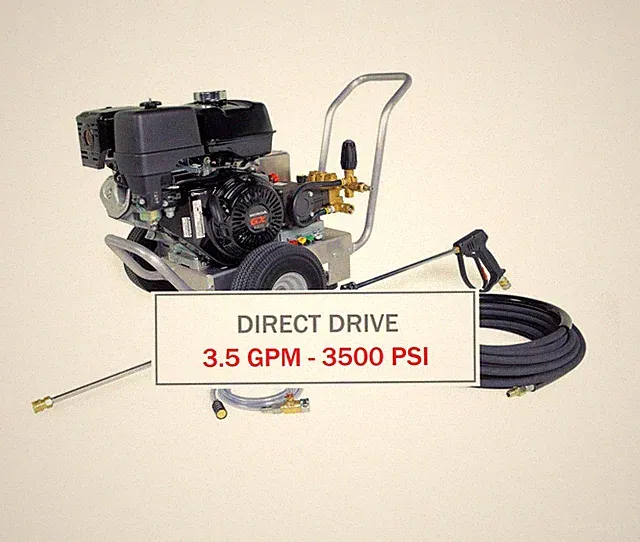 Hotsy 3500 PSI 3.5 GPM Honda Engine Direct Drive (Cold Water Pressure Washer)