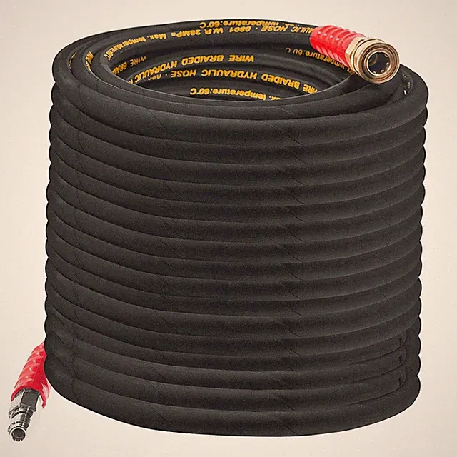 Hourleey 50FT Pressure Washer Hose with 3/8 Inch Quick Connect, High Tensile...