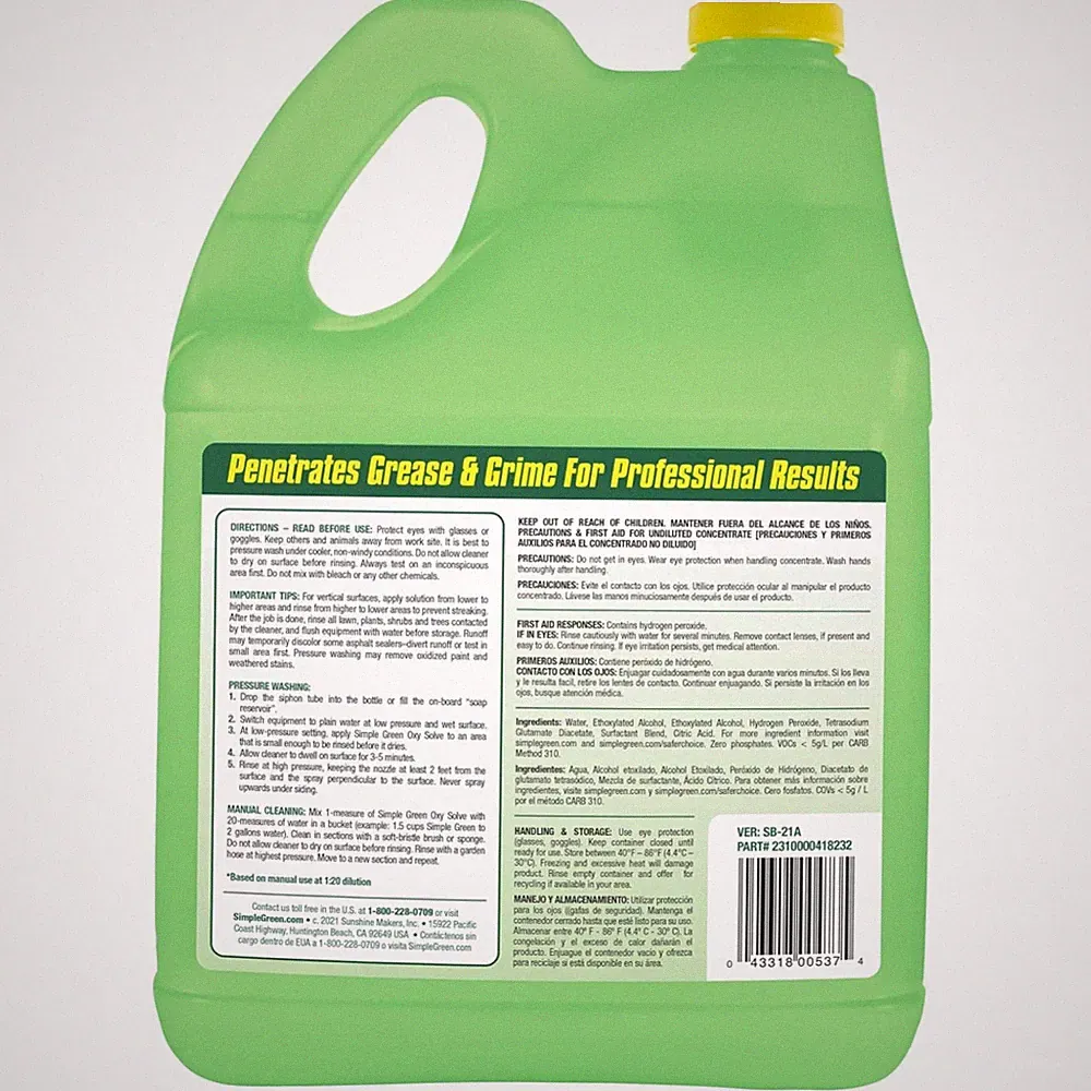 House Siding Pressure Washer Cleaner - Eco-Friendly Formula