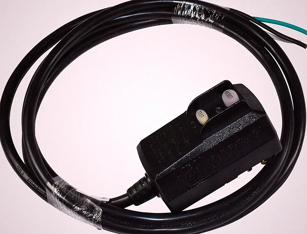 HQRP GFCI AC Power Cord Auto Reset 15A for Power Pressure Washer Pool Pump 7.5ft