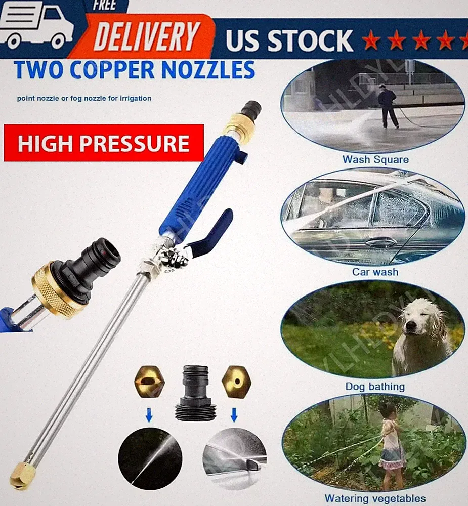 power jet water hose sprayer nozzle high pressure washer and soap