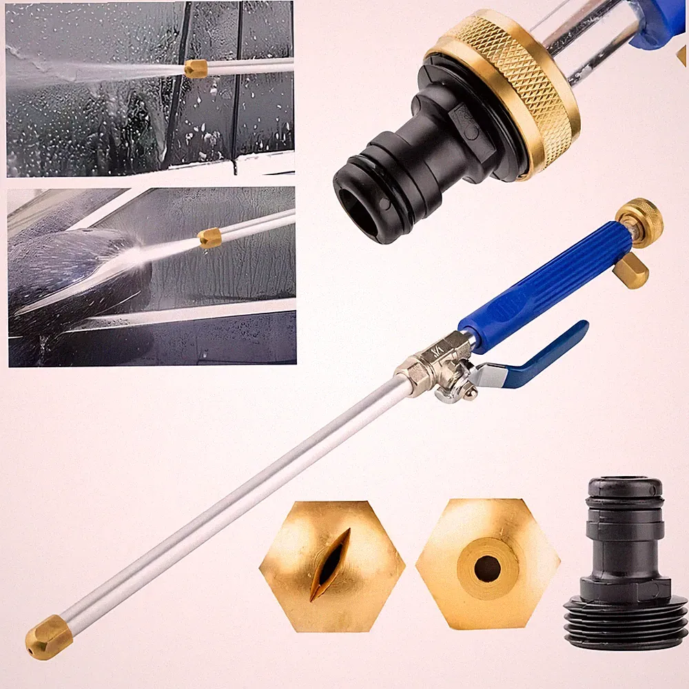 Hydro Jet High Pressure Power Washer Water Spray Gun Nozzle For Garden Car Hose
