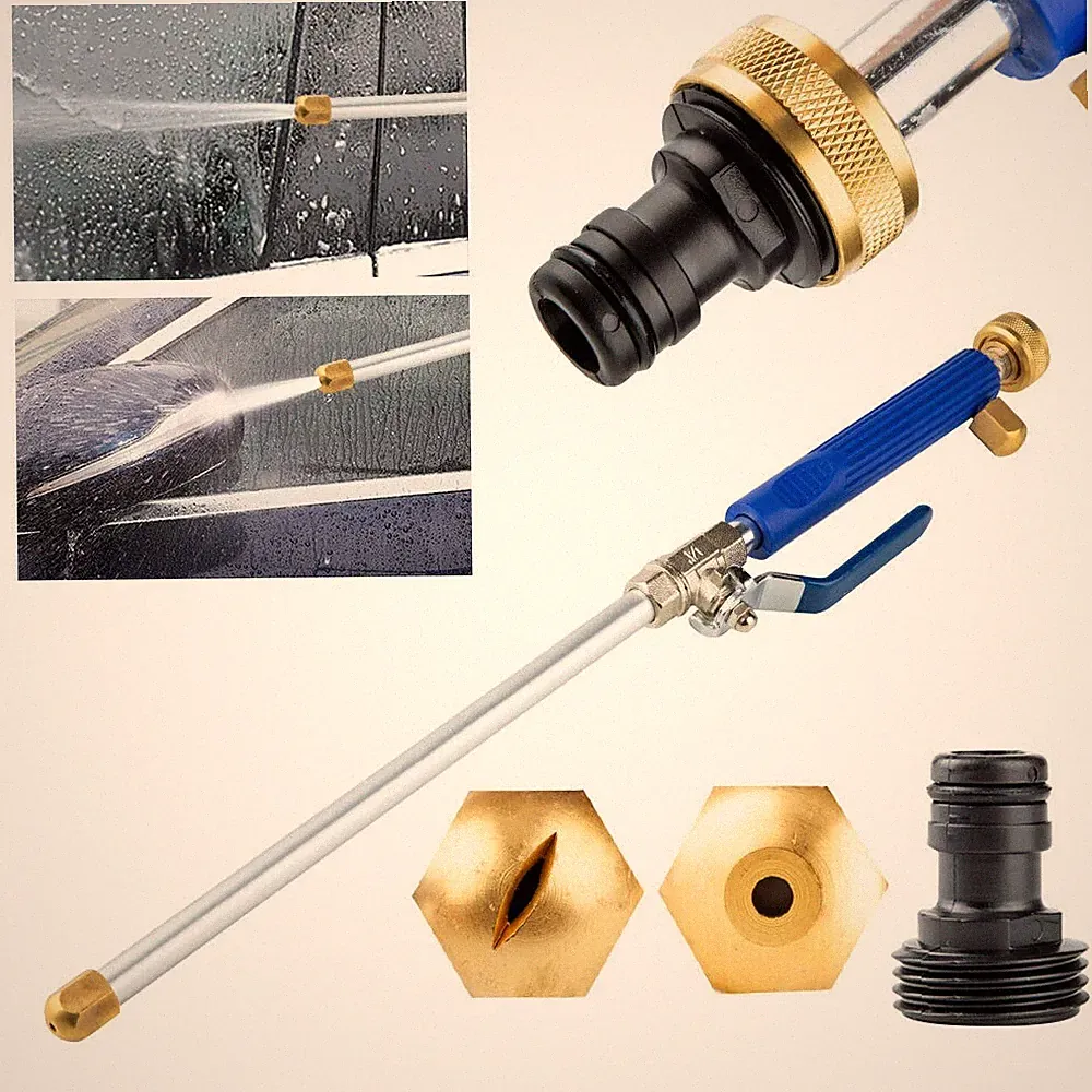 Hydro Jet High Pressure Spray Gun Nozzle Power Washer Water Sprayer For Car Wash